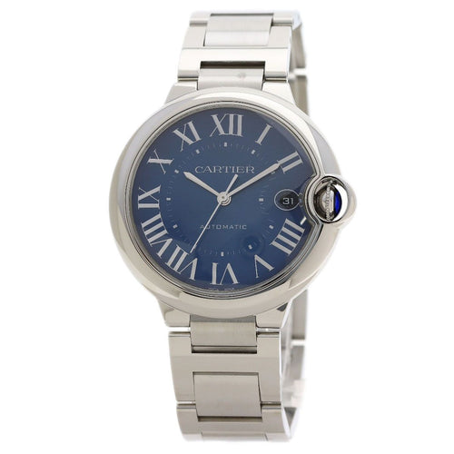 Cartier Baron Blue de 40 mm Watch SS