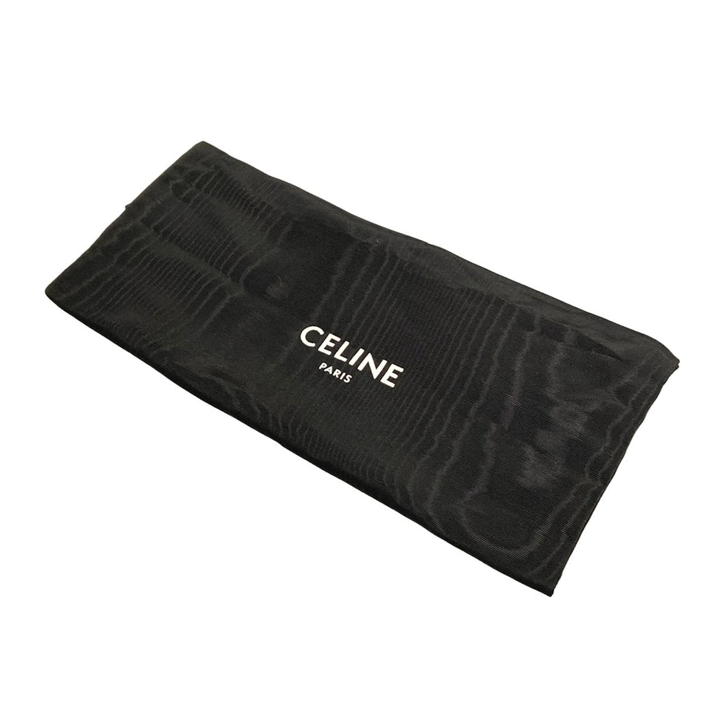 Celine Shoulder Bag Tab Black Brown Leather — view 8