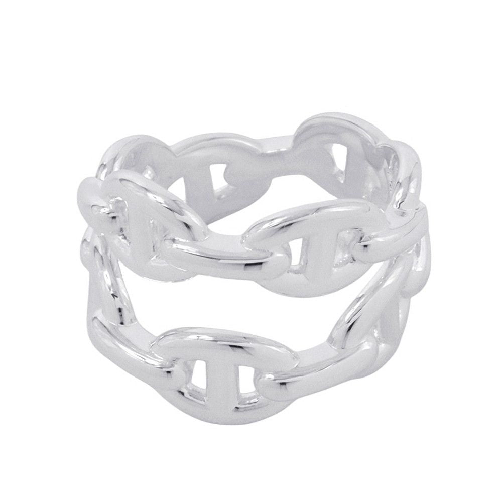 Hermes Ring Chaine D'ancre Double Row