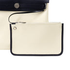 Hermes Herbag Zip PM White Blue Safir Silver Toilet Military Vache Hunter — view 6