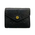 Louis Vuitton Trifold Wallet Monogram Empreinte Portefeuille Zoe Noir Leather