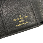 Louis Vuitton Trifold Wallet Monogram Empreinte Portefeuille Zoe Noir Leather — view 5