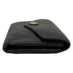 Louis Vuitton Trifold Wallet Monogram Empreinte Portefeuille Zoe Noir Leather — view 8