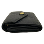 Louis Vuitton Trifold Wallet Monogram Empreinte Portefeuille Zoe Noir Leather — view 9