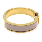 Hermes Bangle Click Gold Gray Bracelet — view 2