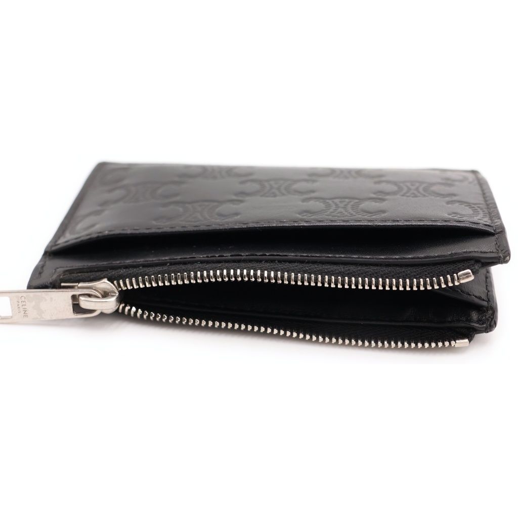 Celine Triomphe Fragment Case Coin Card Black — view 4