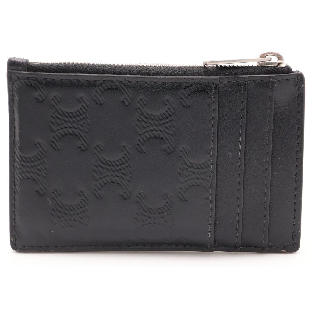 Celine Triomphe Fragment Case Coin Card Black — view 2