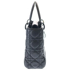 Dior Lady Ultra Matte 2-Way Shoulder Bag Black Lambskin — view 3