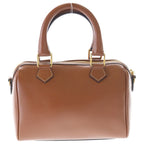 Celine Mini Boston Bag Cuill 2-Way Brown Leather Tan Gold — view 2