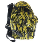 Prada Backpack Yellow Black Nylon Silver — view 3