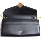 Fendi FF Diamond Chain Wallet Black — view 3
