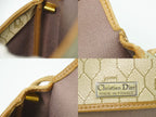 Dior Honeycomb Pattern Shoulder Bag Pochette Beige — view 9