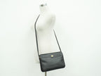 Dior Leather Shoulder Bag Pochette Black — view 6