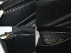 Dior Leather Shoulder Bag Pochette Black — view 9