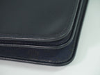Dior Leather Chain Shoulder Bag Navy — view 7