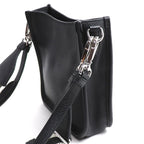 Prada Vitello Daino Shoulder Bag Black — view 2