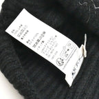Celine Triomphe Knit Cap Black Hat — view 4