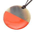Hermes Necklace Minimal City Pendant Leather Buffalo Horn