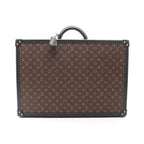 Louis Vuitton Suitcase Alzer 60 Monogram Macassar Canvas Leather Travel Bag
