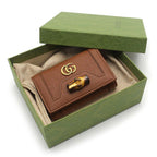 Gucci Diana Bamboo 6 Key Case Brown Key Holder — view 9