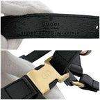 Gucci Pet Harness Black Interlocking Pet Accessory — view 9