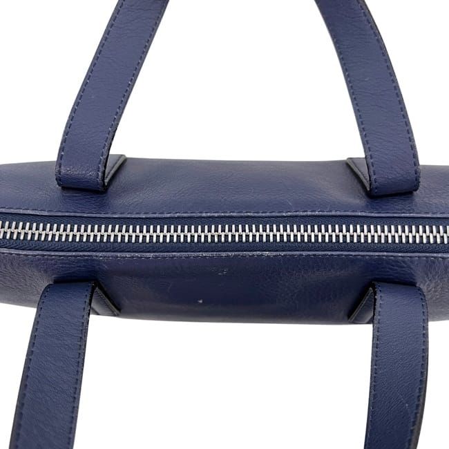 Loewe Business Bag Navy Dark Blue Anagram Document Bag Leather — view 6