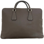 Prada Business Document Brown Briefcase Leather — view 9