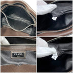 Prada Business Document Brown Briefcase Leather — view 4