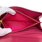 Prada Bifold Wallet Pink Peonia Orchi Rombi — view 4