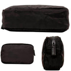Prada Pouch Dark Brown Tessuto Case — view 2