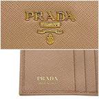 Prada Bifold Wallet Beige Cipria — view 6