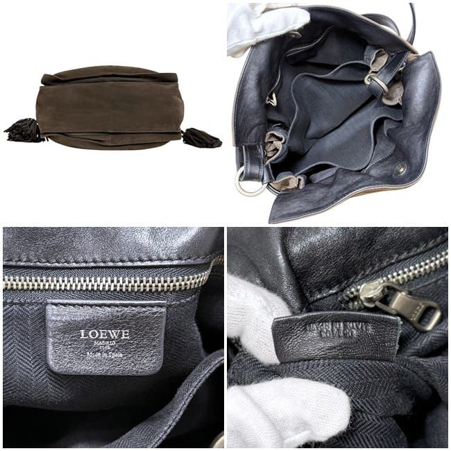 Loewe 2-Way Bag Flamenco 30 Brown — view 3