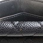 Chanel Quilted Trifold Wallet Black — view 6