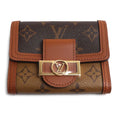 Louis Vuitton Portefeuille Dauphine Compact Trifold Wallet Monogram Reverse
