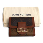 Louis Vuitton Portefeuille Dauphine Compact Trifold Wallet Monogram Reverse — view 7