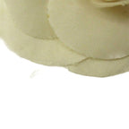 Chanel Mini Camellia Flower Corsage Brooch White — view 6