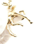 Chanel CC Logo Bambi Brooch Rhinestone Faux Pearl Costume — view 7