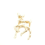Chanel CC Logo Bambi Brooch Rhinestone Faux Pearl Costume — view 3