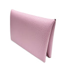 Hermes Card Case Business Holder Pink Garvi Dio — view 5