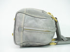 Loewe Amazona 28 Anagram Mini Boston Bag Leather Gray — view 4