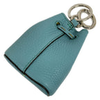Fendi Key Holder Nanomontresor Charm Blue Green Bag Motif Leather — view 2