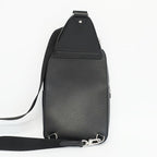Louis Vuitton Ten Avenue Sling Bag Taiga Leather Black Silver — view 2