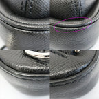 Louis Vuitton Ten Avenue Sling Bag Taiga Leather Black Silver — view 5