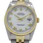 Rolex Datejust T Watch Automatic Winding at Stainless Steel Gold YG Combination — view 2