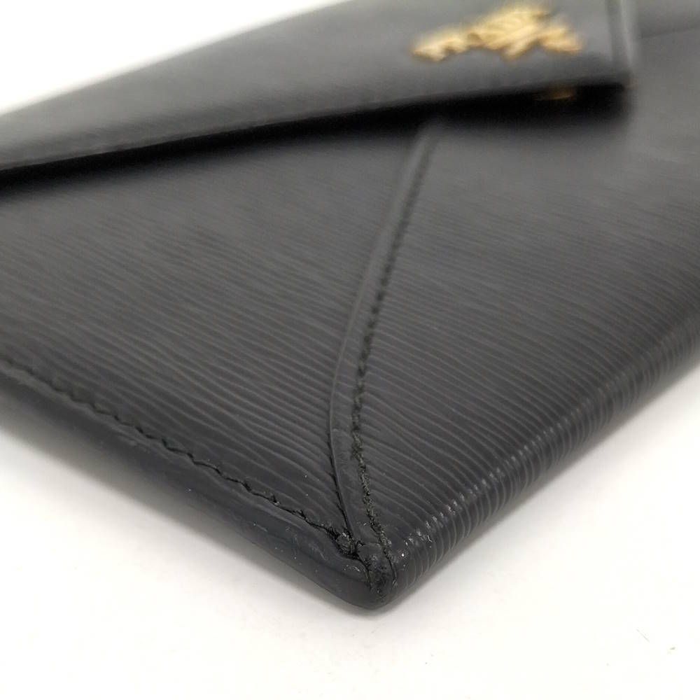 Prada Envelope Vitello Move Wallet Nero — view 4