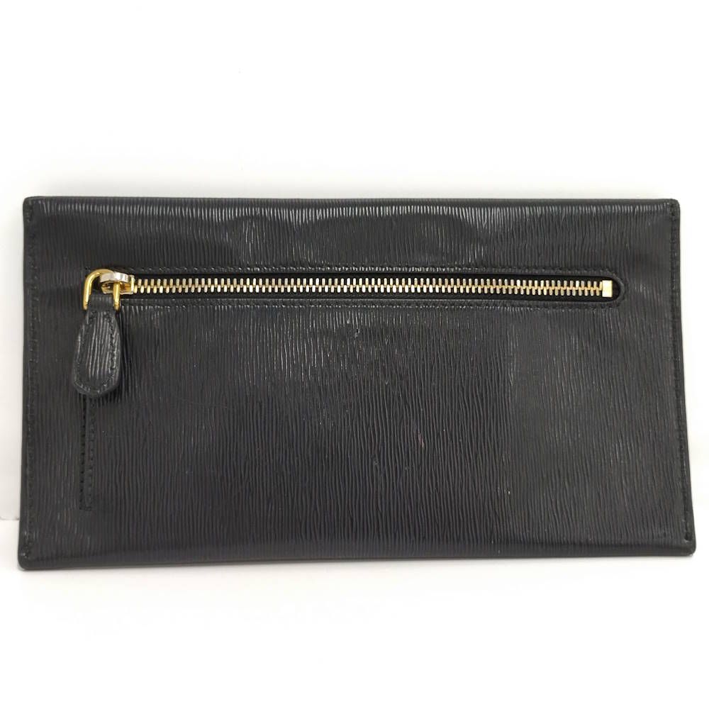 Prada Envelope Vitello Move Wallet Nero — view 3
