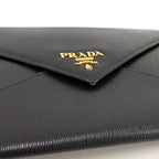 Prada Envelope Vitello Move Wallet Nero — view 7