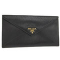 Prada Envelope Vitello Move Wallet Nero