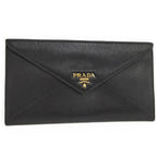 Prada Envelope Vitello Move Wallet Nero
