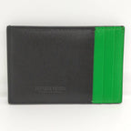 Bottega Veneta Card Case Maxi Intrecciato Leather Black — view 2
